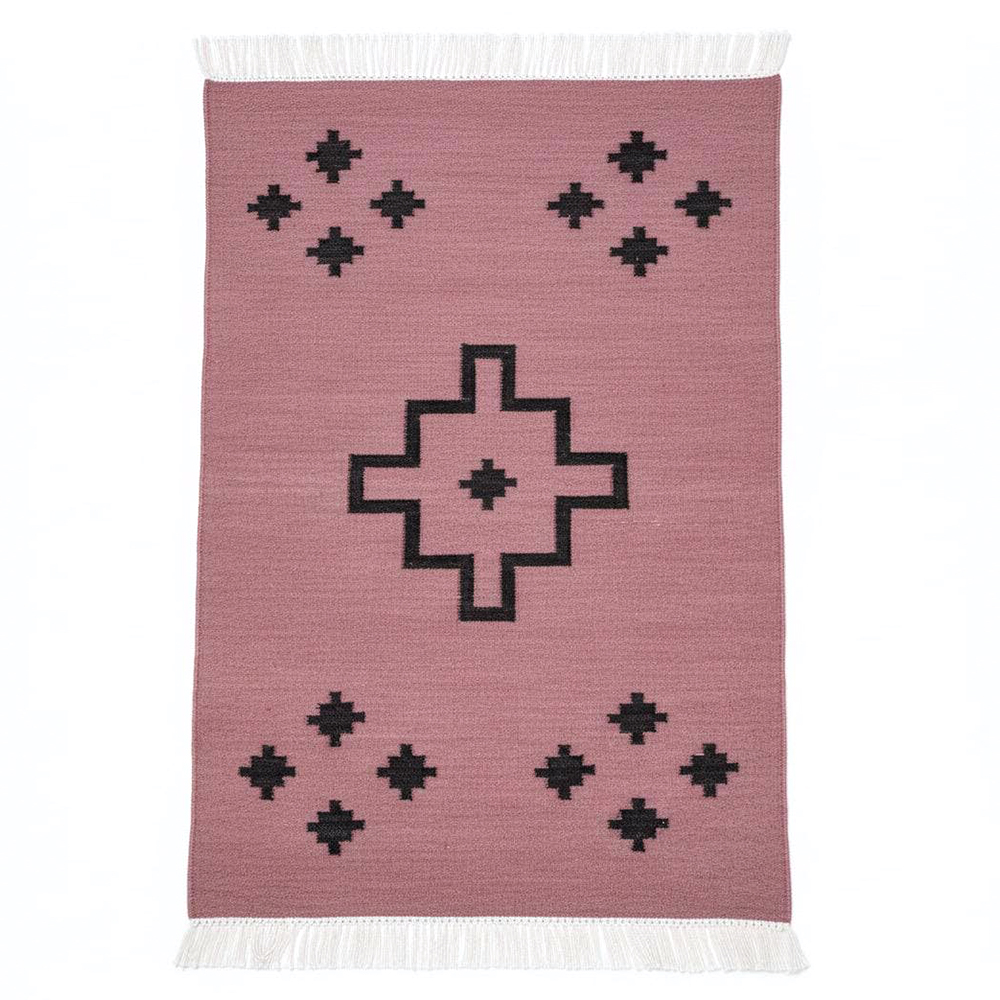 Handmade Multicolor Wool Dhurrie Vintage For Home